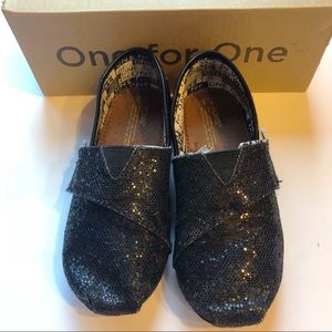 Toms glitter shoes